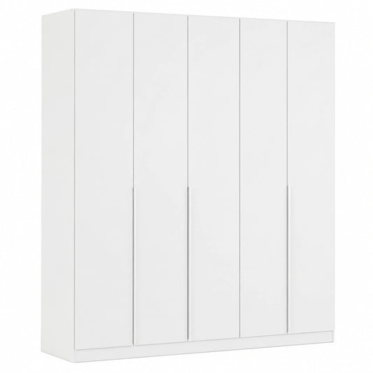 Rauch Möbel Kleiderschrank Alabama, 5-türig, Weiß, 226 cm, für Schlafzimmer & Flur