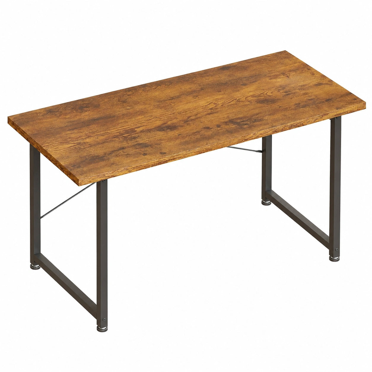 Moderner ODK Computertisch aus Holz, 120x48 cm, für Büro und Zuhause in Braun